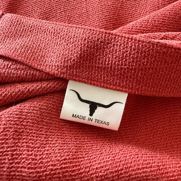 Stubbs Western Rustic Red Bemberg Wooden Button Casual Button Shirt Mens 2XL - Picture 7 of 8